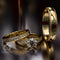 1.38ct Brilliant Cut Diamond Gold Complete Wedding Set - 03US15